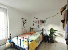 City colorful flat